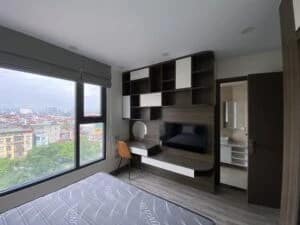 Phòng ngủ bàn giao full nội thất y hình
