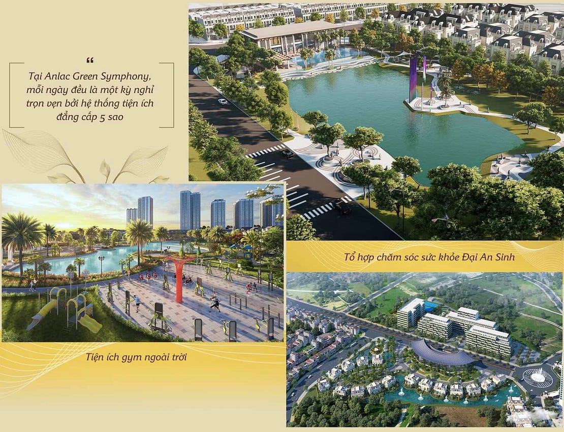 Tiện ích Giới thiệu Khu đô thị An Lạc Green Symphony Vân Canh Hoài Đức