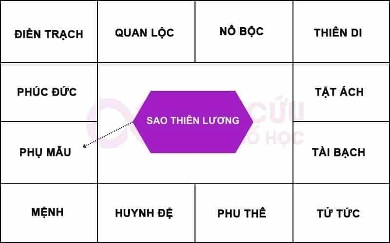 Sao Thương Lương chiếu cung phụ mẫu