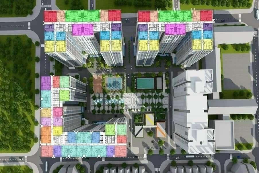 mặt bằng tổng dự án hà nội melody linh đàm