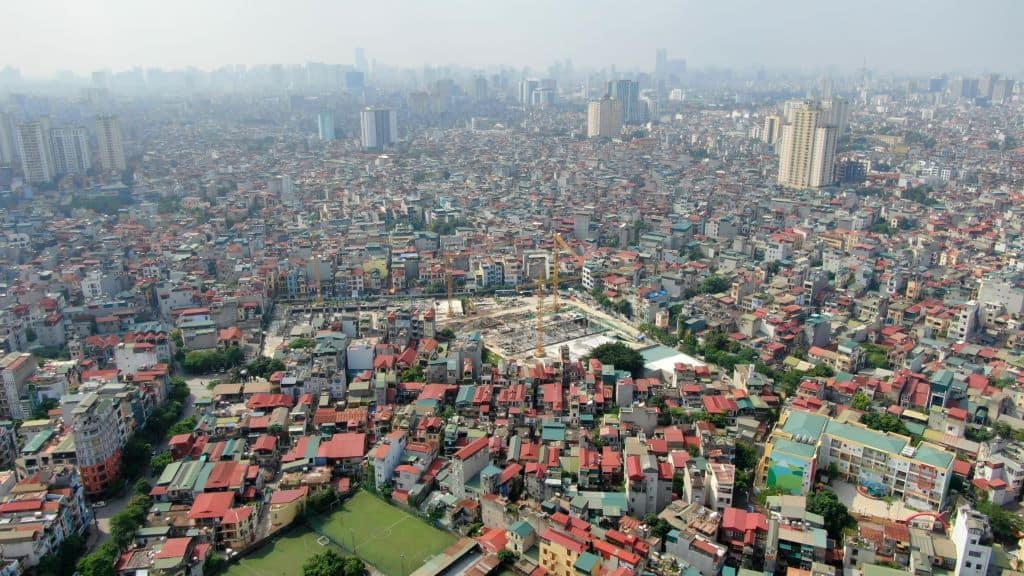 Vị trí thực tế dự án Feliz Homes Hoàng Mai