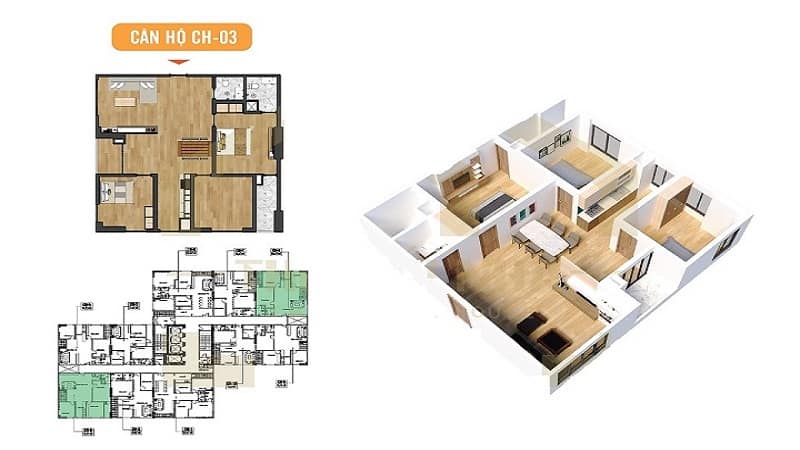 căn hộ 93m2 dự án nhà ở xã hội X2 Đại Kim