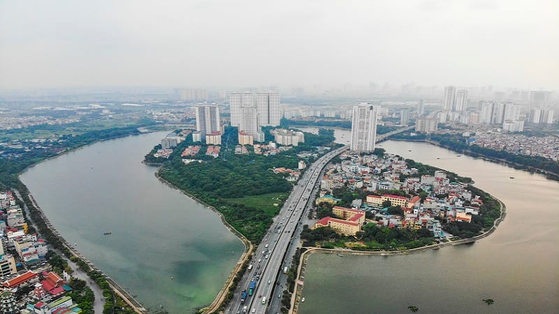 hồ điều hòa linh đàm hoàng mai