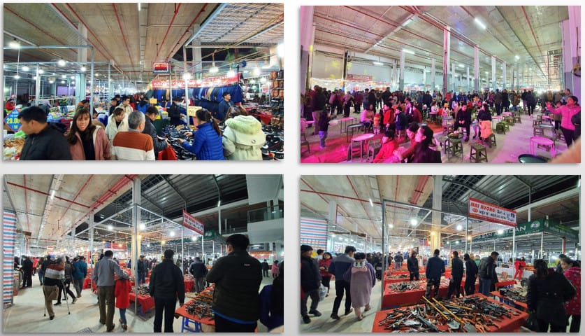 Chợ Du lịch Phố Mới Lào Cai kiến lập khu shop chợ “không ngủ” hoạt động suốt 24/24h.