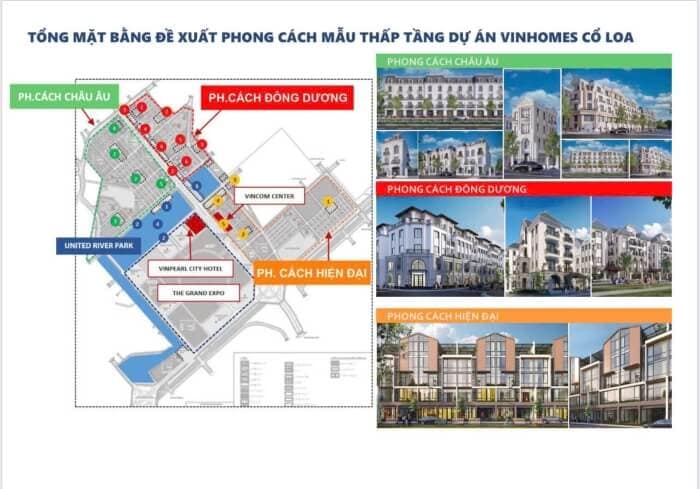 Khởi công Trung tâm Hội chợ Triển lãm Quốc gia - Các phong cách kiến trúc biệt thự Vinhomes Cổ Loa
