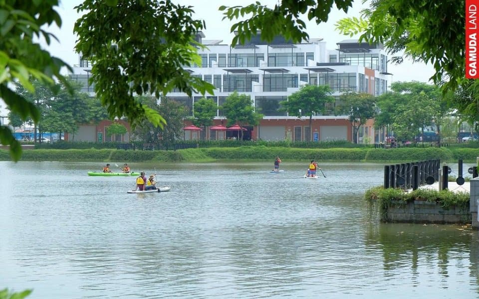 vui chơi tại công viên yên sở